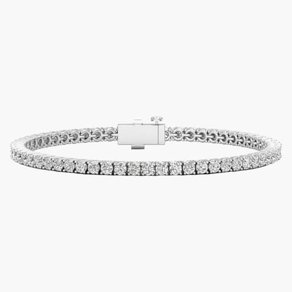 Classic Round Diamond Tennis Bracelet