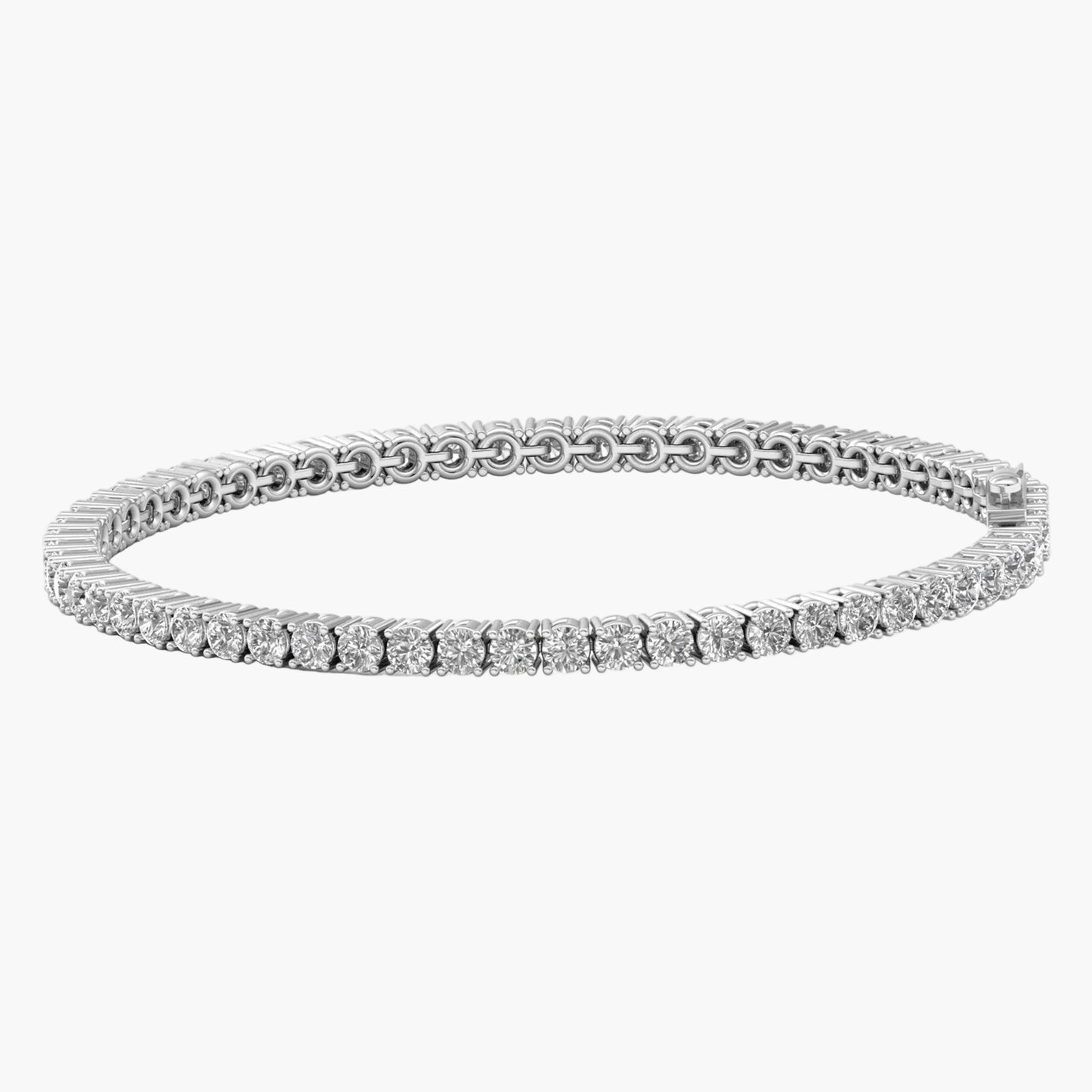 Classic Round Diamond Tennis Bracelet