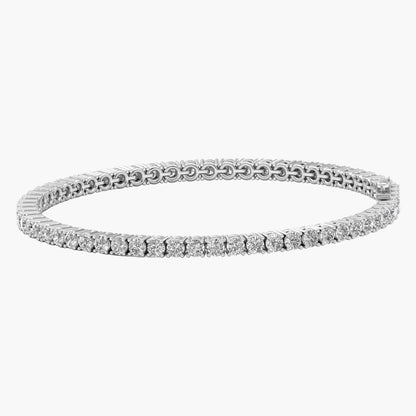 Classic Round Diamond Tennis Bracelet