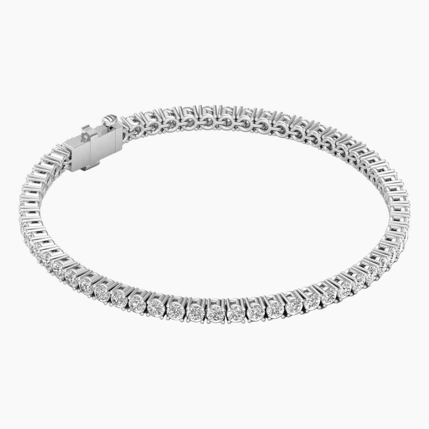 Classic Round Diamond Tennis Bracelet