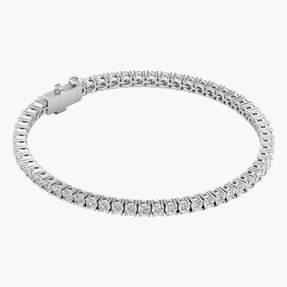 Classic Round Diamond Tennis Bracelet