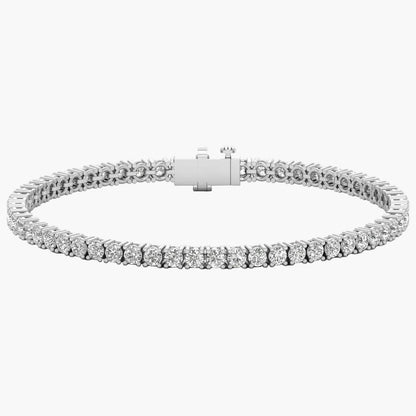 Classic Round Diamond Tennis Bracelet