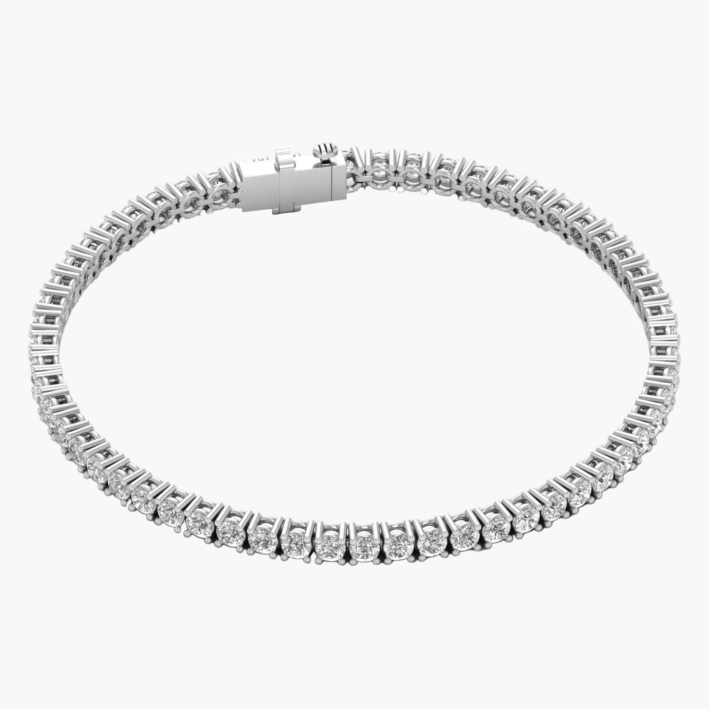 Classic Round Diamond Tennis Bracelet