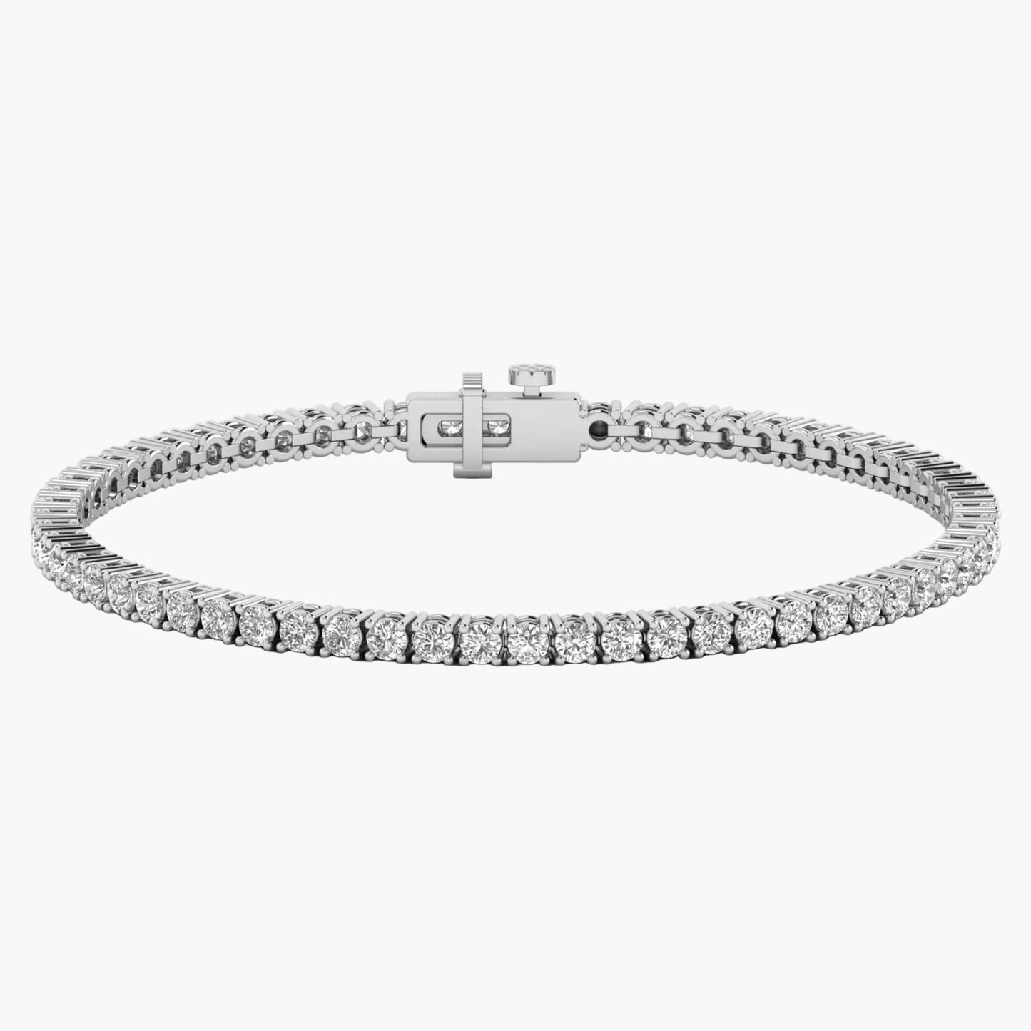 Classic Round Diamond Tennis Bracelet