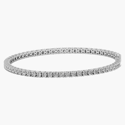Classic Round Diamond Tennis Bracelet