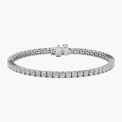 Classic Round Diamond Tennis Bracelet