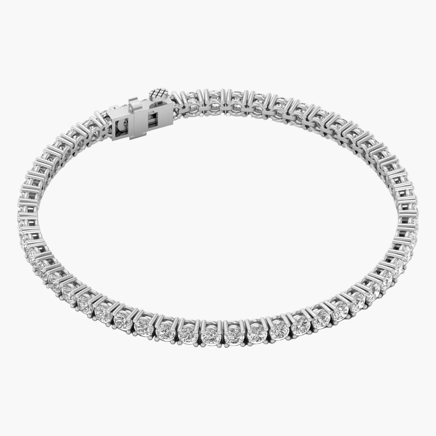 Classic Round Diamond Tennis Bracelet