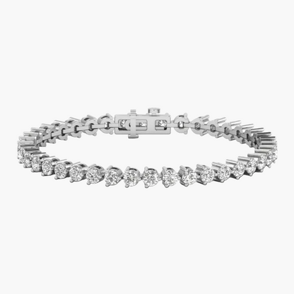 Diamond bracelet on a white background with 'Green & Co' branding.