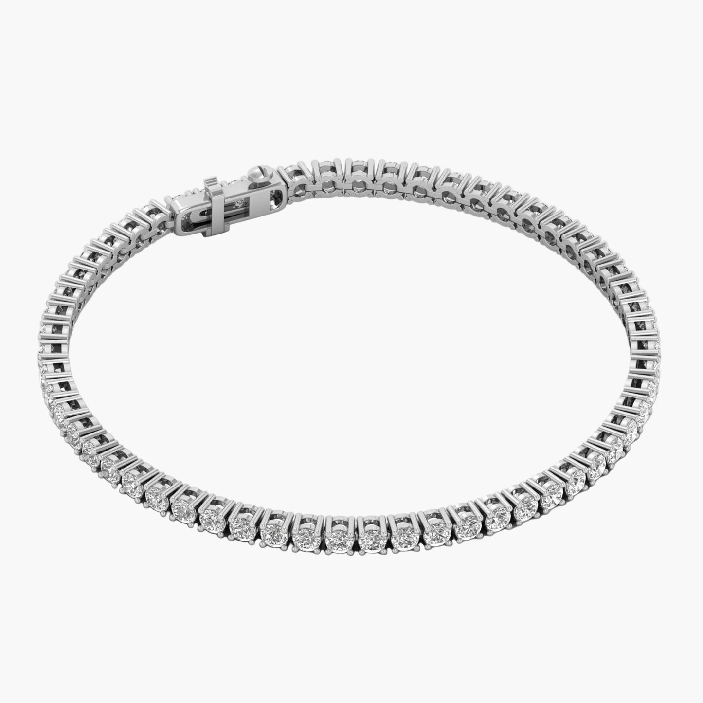 Diamond bracelet on a white background with 'Green Lab' branding.