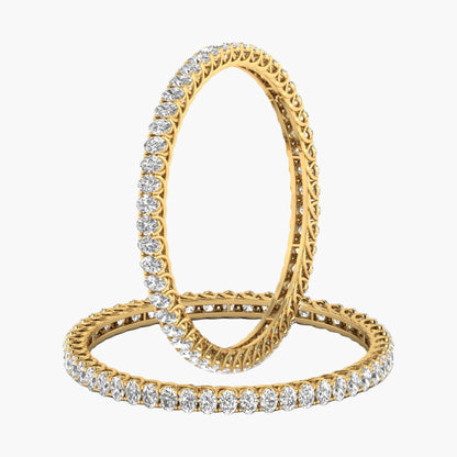 Tara Cling Diamond Bangles