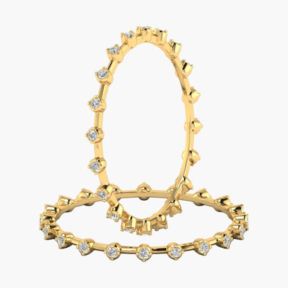 Constella Comfort Single Diamond Bangle