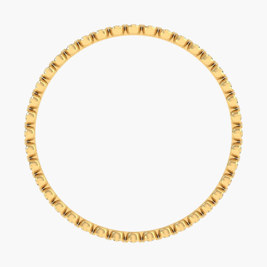 Aureo Orbit Single Diamond Bangle