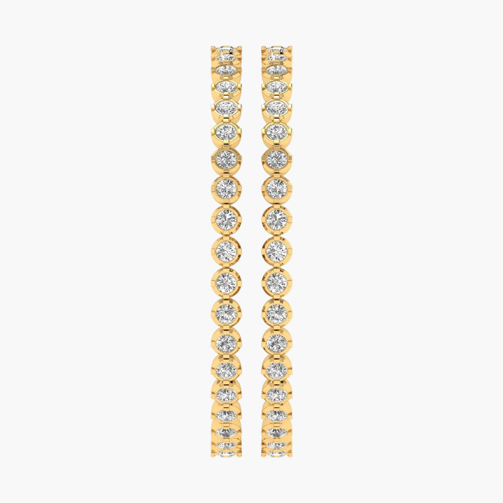 Aureo Orbit Single Diamond Bangle