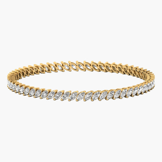 Marquise Tennis Diamond Bangles