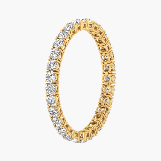 Luxe Luster Single Diamond Bangle