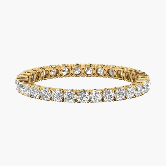 Luxe Luster Single Diamond Bangle