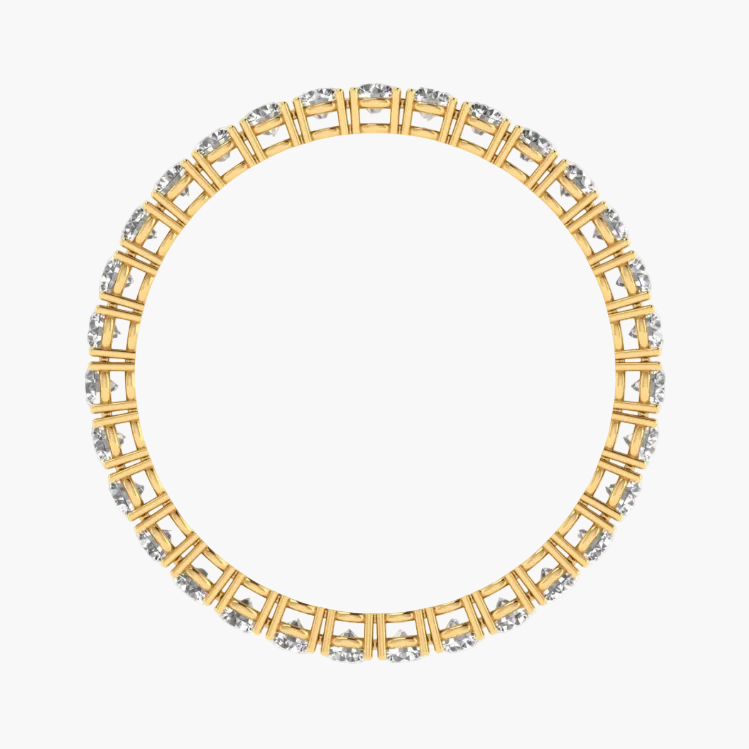 Luxe Luster Single Diamond Bangle