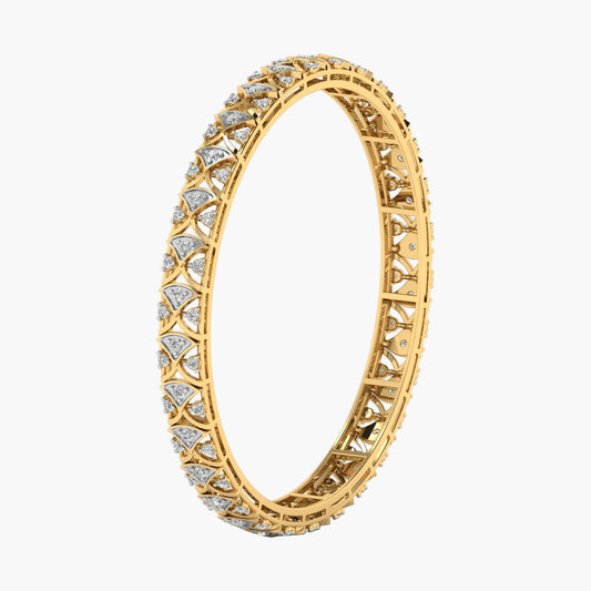 Gold ring with diamond accents on a white background, branded 'Green Lab'.