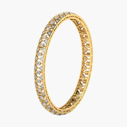 Gold ring with diamond accents on a white background, branded 'Green Lab'.
