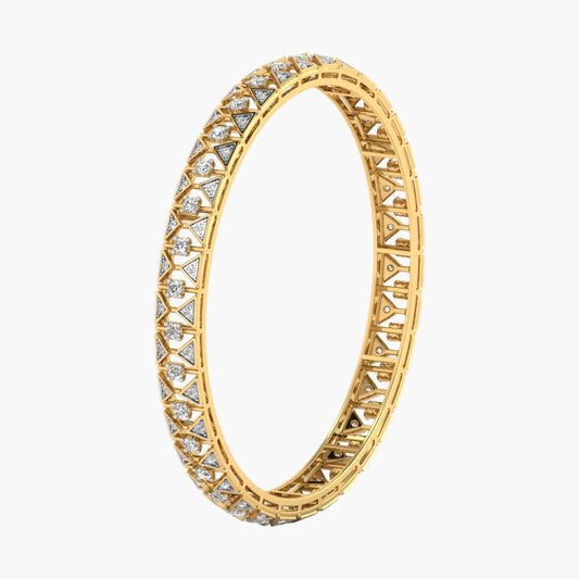 Gold ring with diamond accents on a white background, branded 'Green Lab'.