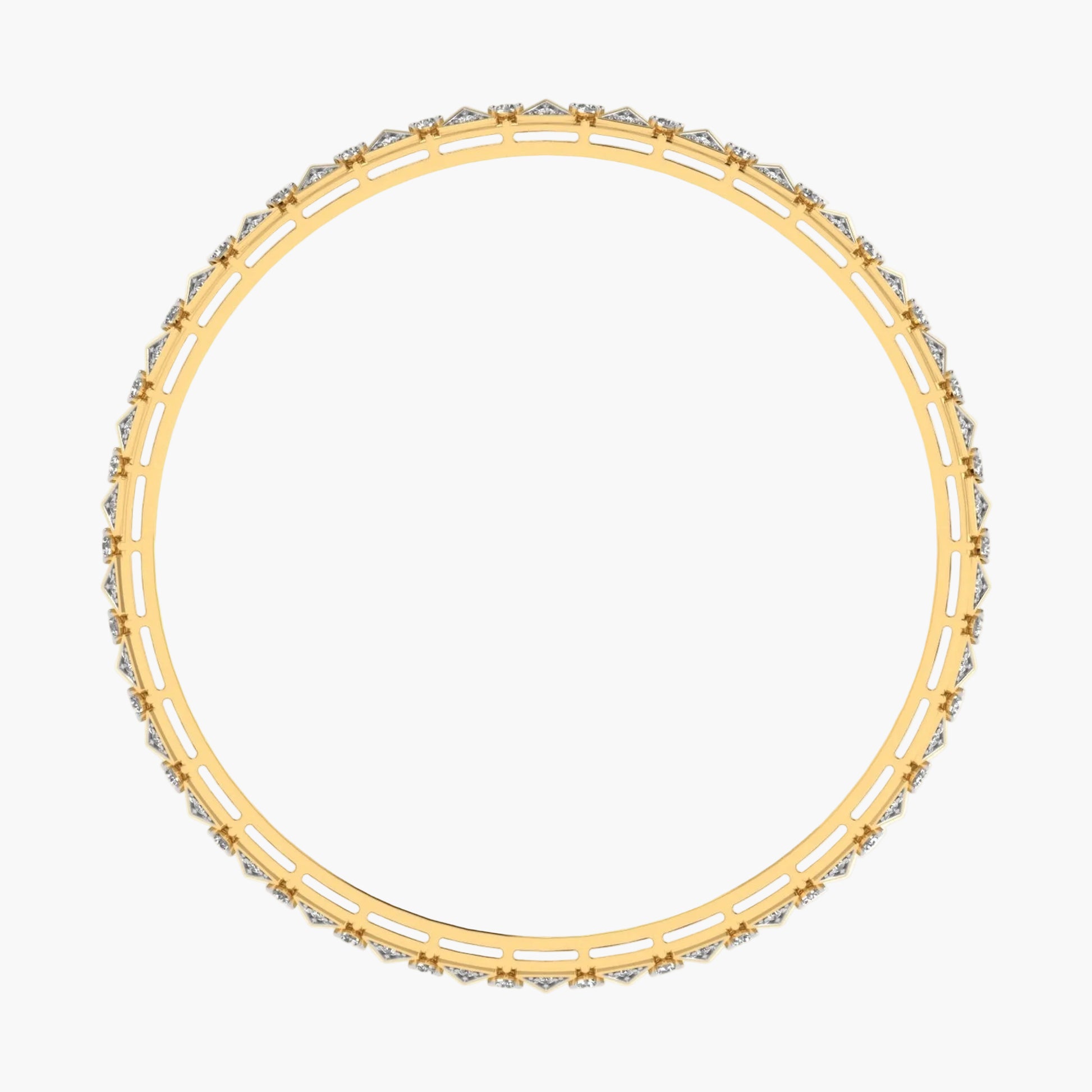 Gold bracelet with embedded stones on a white background, branded 'Green Lab'.