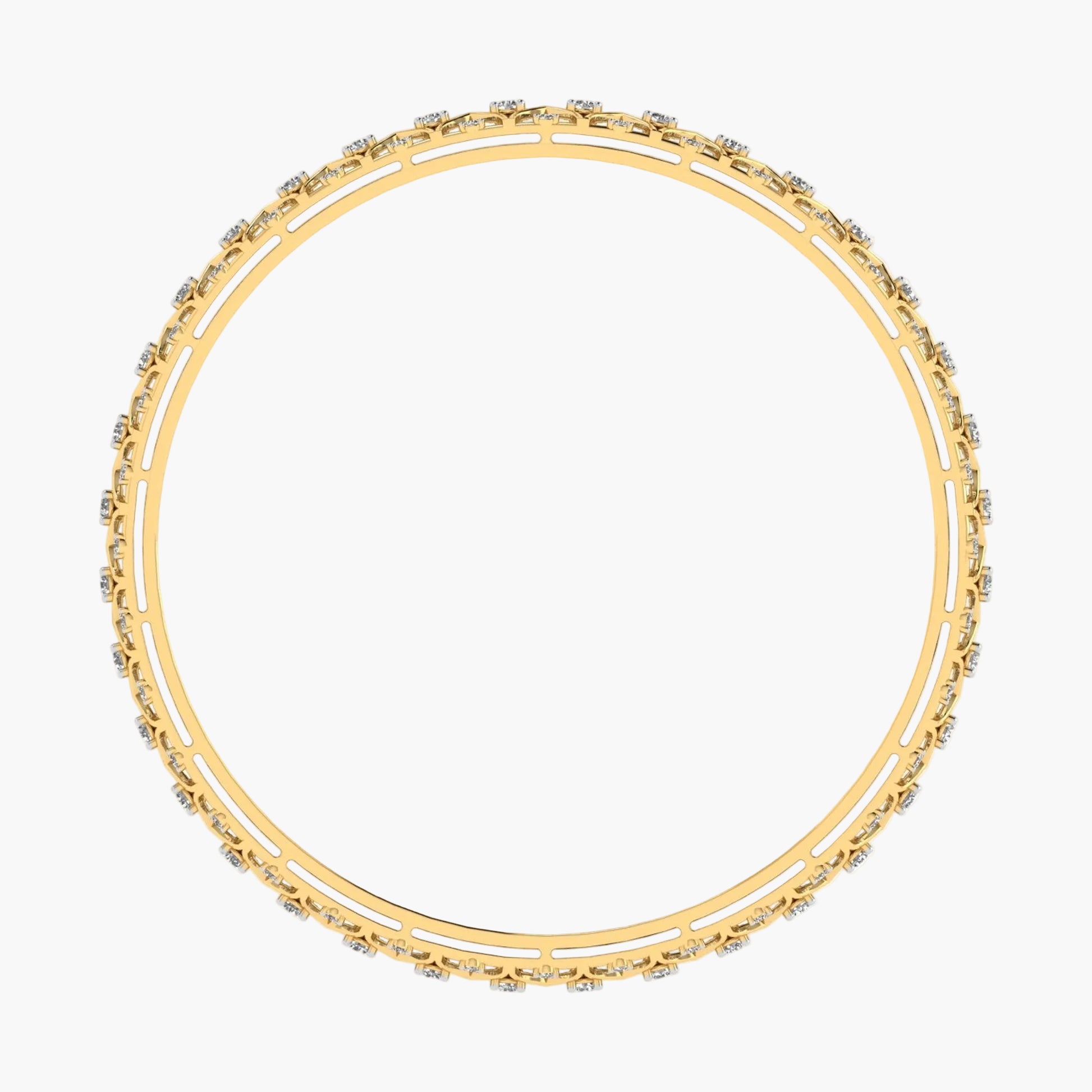 Gold bracelet with embedded stones on a white background, branded 'Green Lab'.