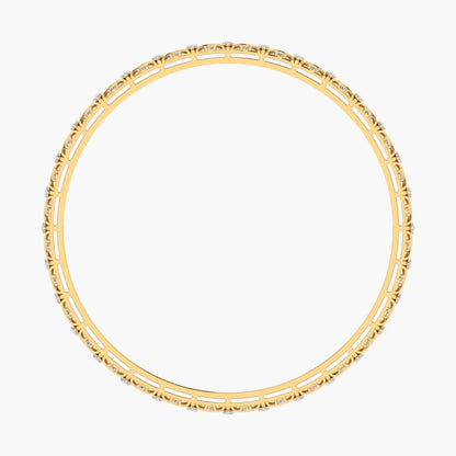 Gold bracelet with intricate design on a white background, branded 'Green Lab'.