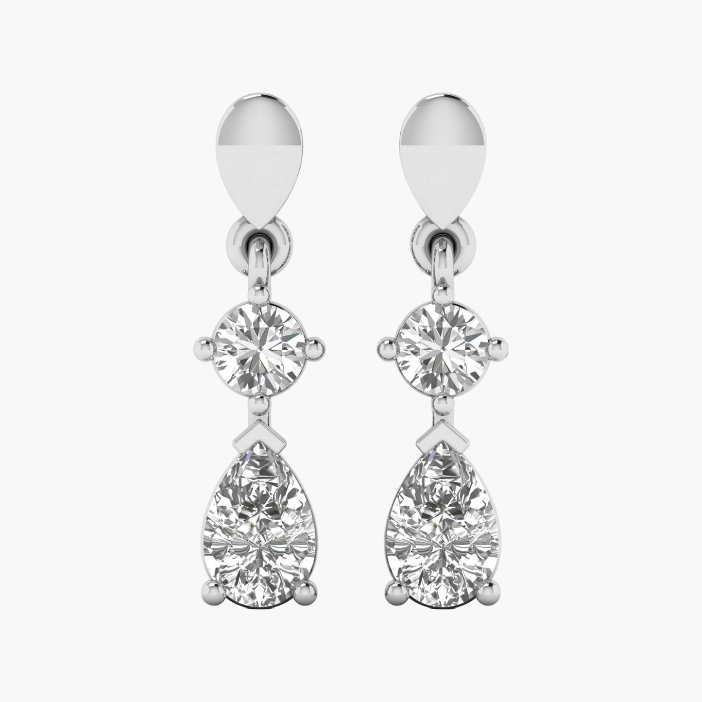 Drip Drop Diamond Earrings