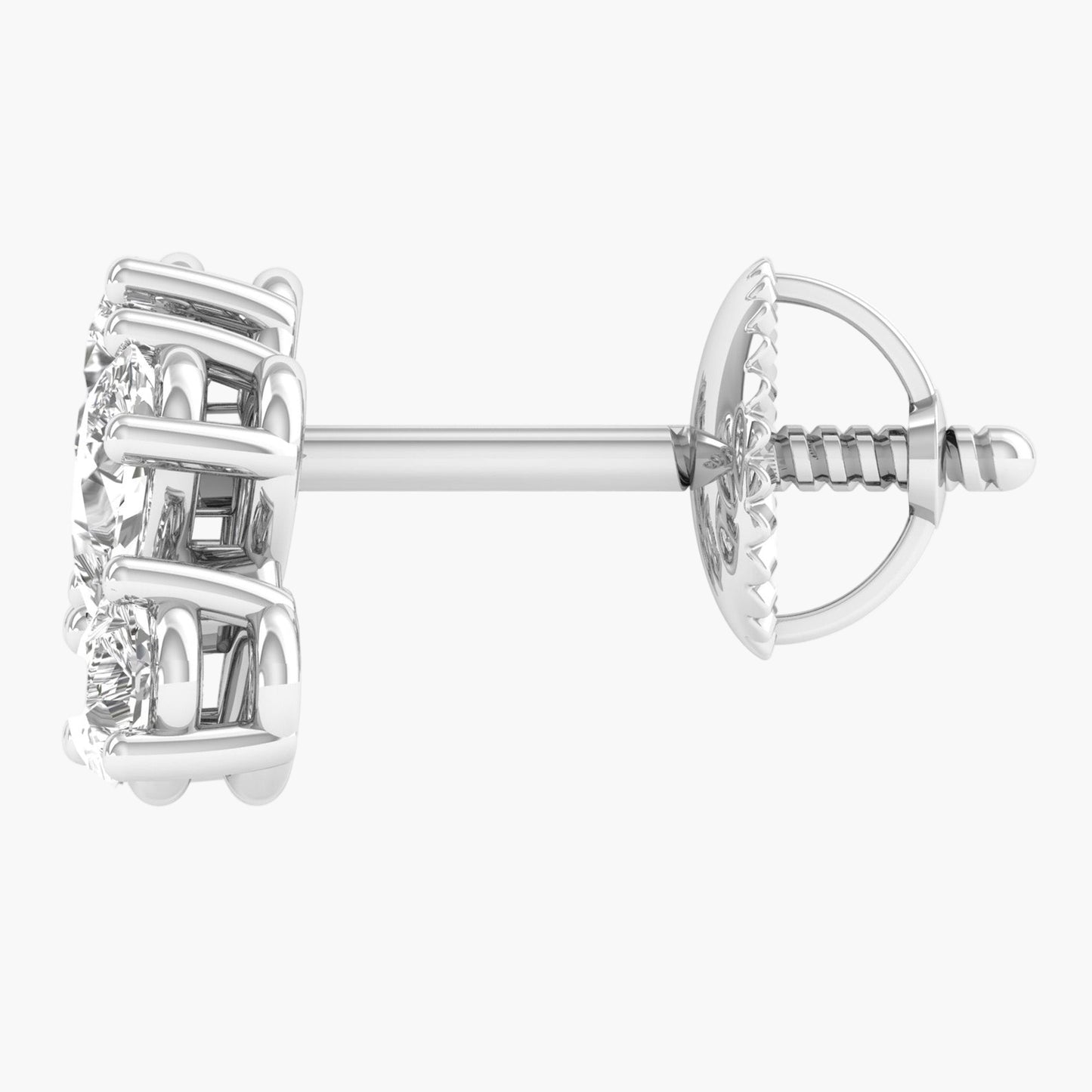 Half Moonshine Diamond Earrings