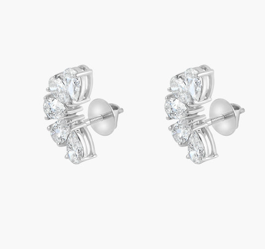Royal Finery Diamond Earrings