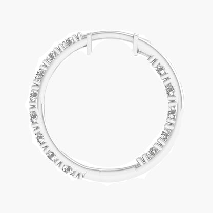 Loop of Eternity Diamond Earrings