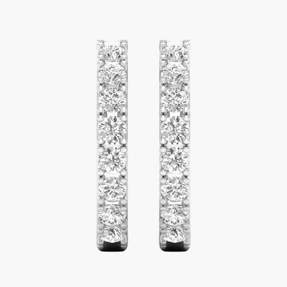 Loop of Eternity Diamond Earrings