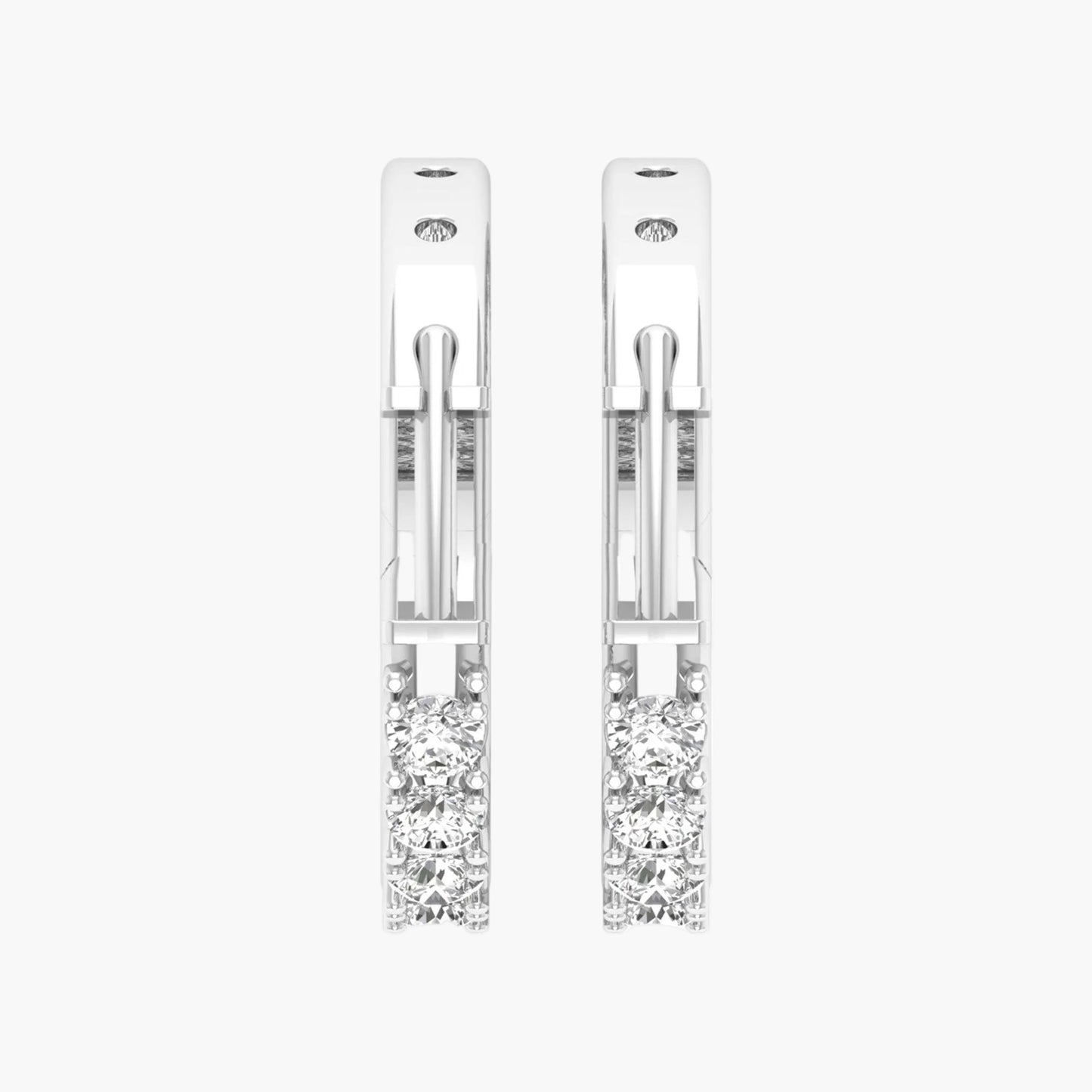 Loop of Eternity Diamond Earrings