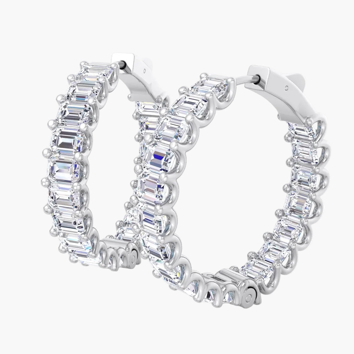 Aura Circles Diamond Earrings