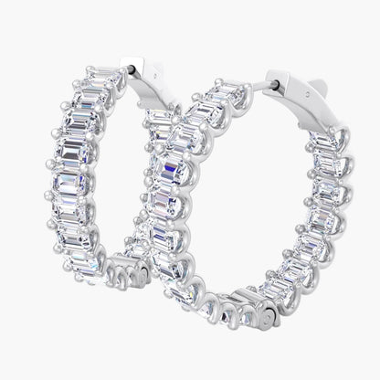 Aura Circles Diamond Earrings