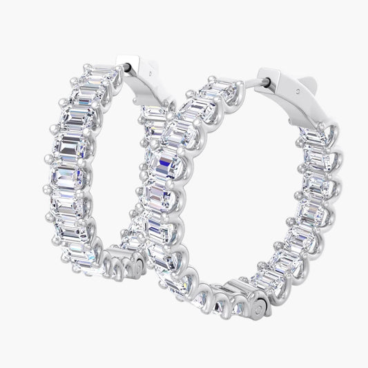 Aura Circles Diamond Earrings