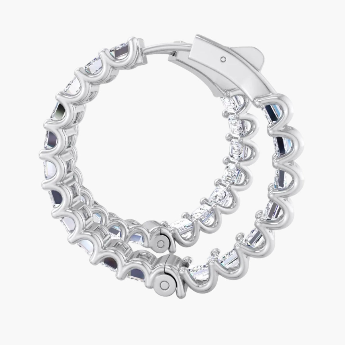 Aura Circles Diamond Earrings
