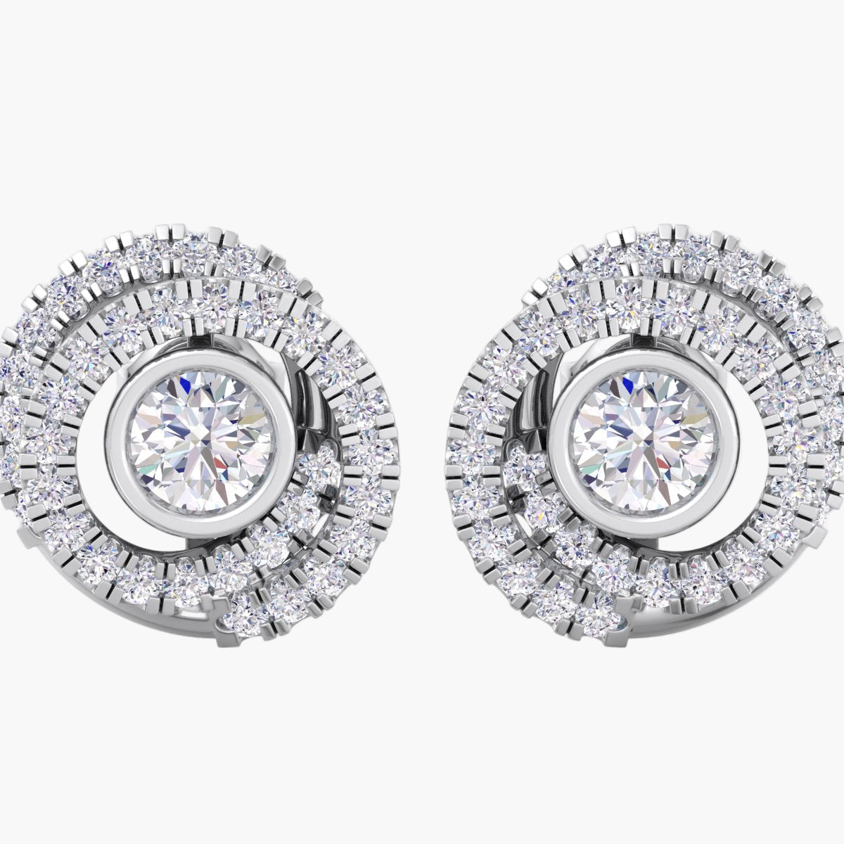 Florina Solitaire Diamond Earrings