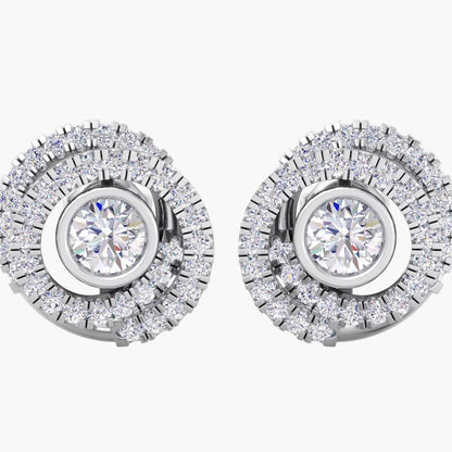 Florina Solitaire Diamond Earrings