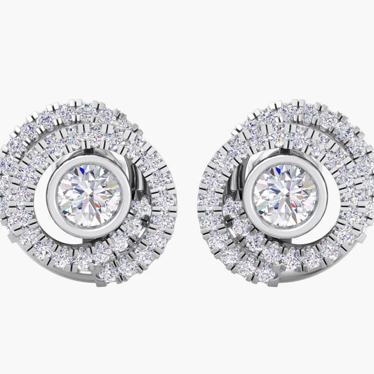 Florina Solitaire Diamond Earrings
