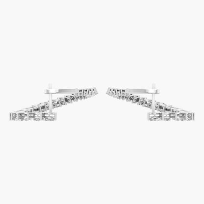Diamond bracelet on a white background