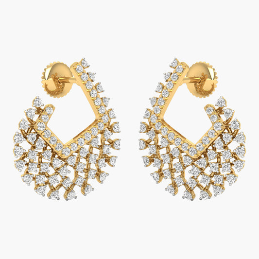 Chand Crisp Diamond Earrings