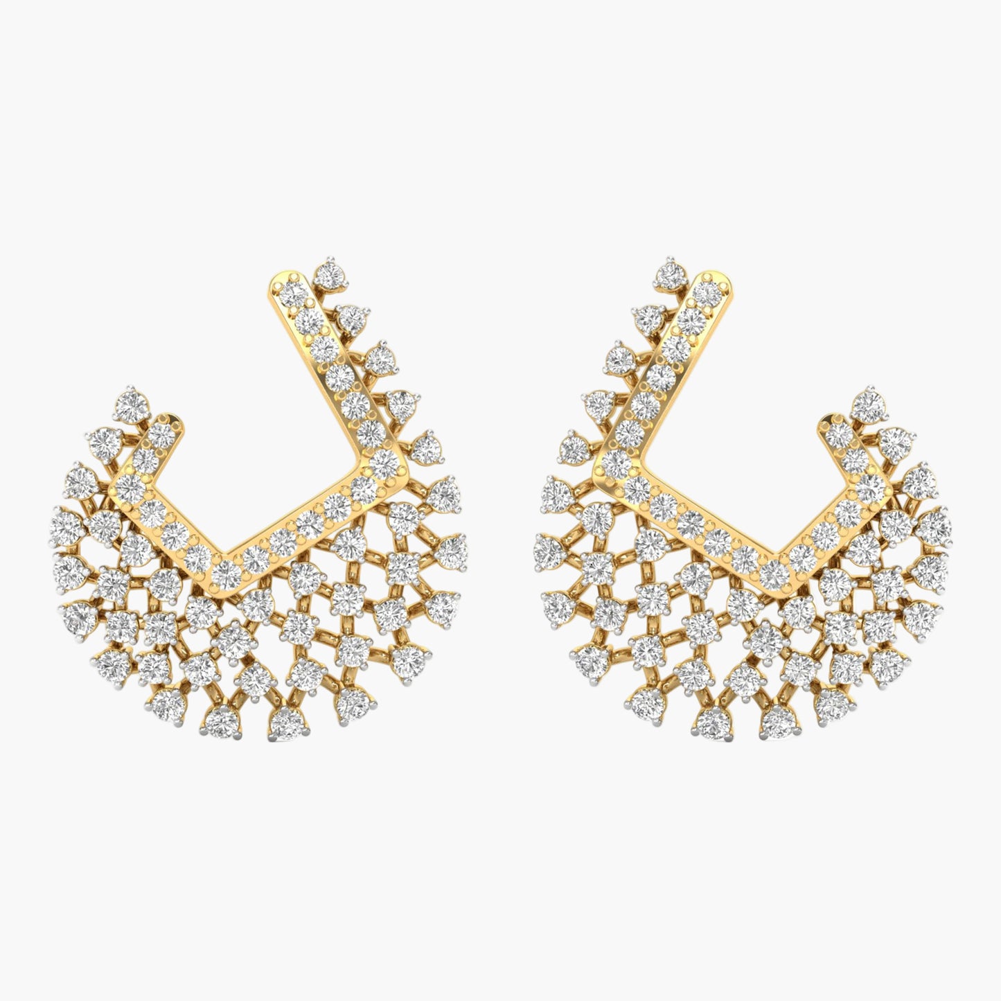 Chand Crisp Diamond Earrings