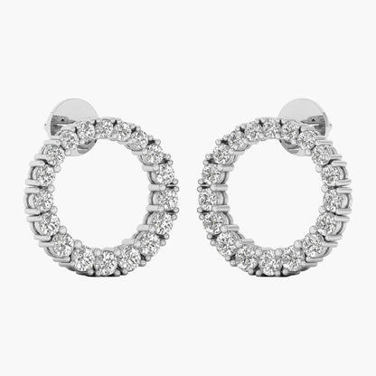 Ciel Circles Diamond Earrings
