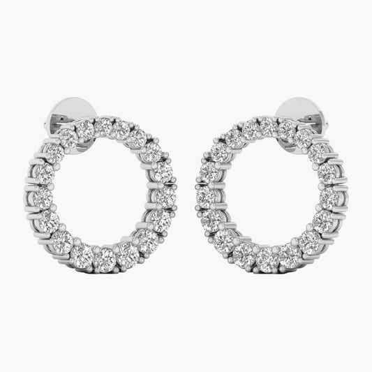 Ciel Circles Diamond Earrings