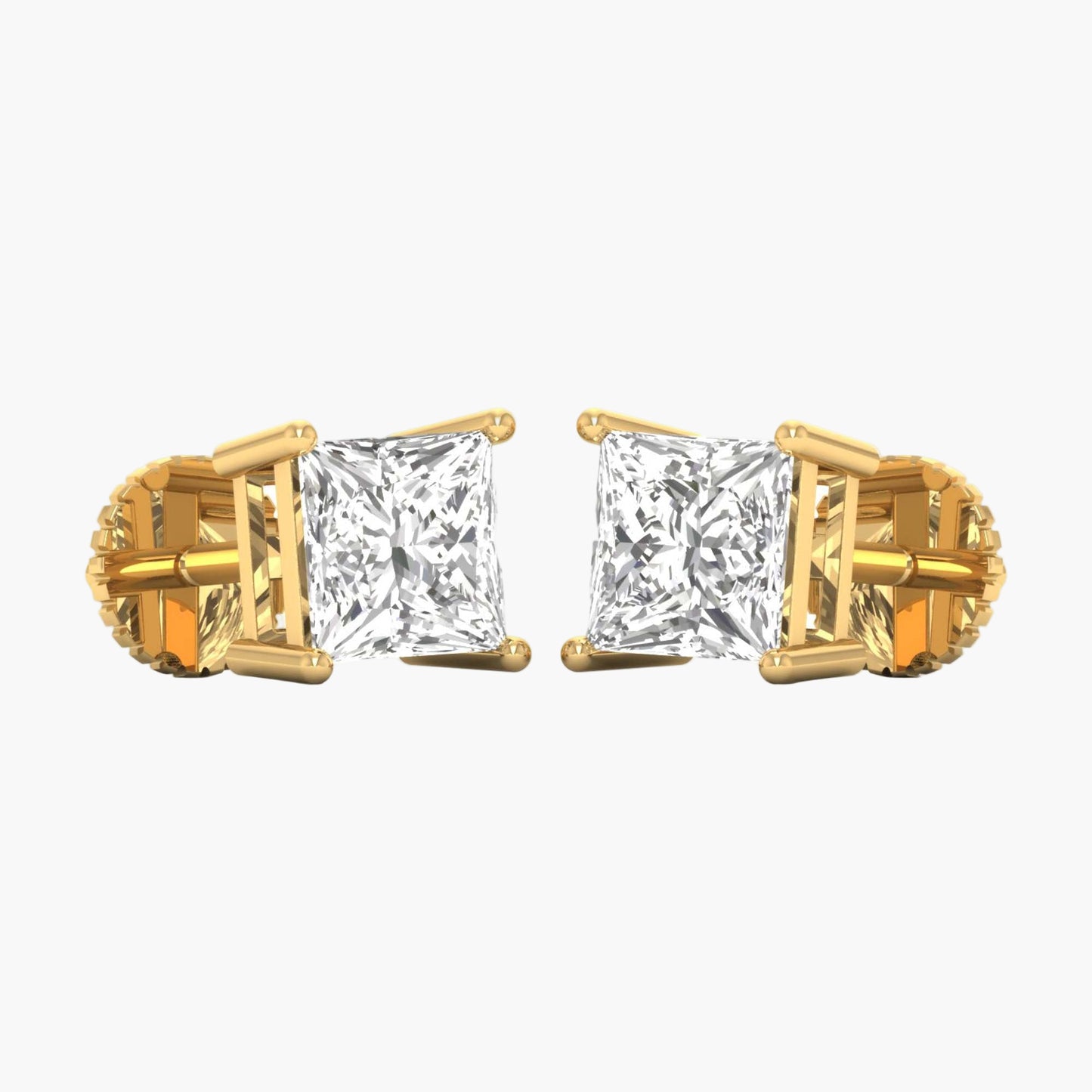 Princess Power Diamond Earrings