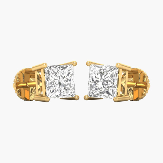 Princess Power Diamond Earrings