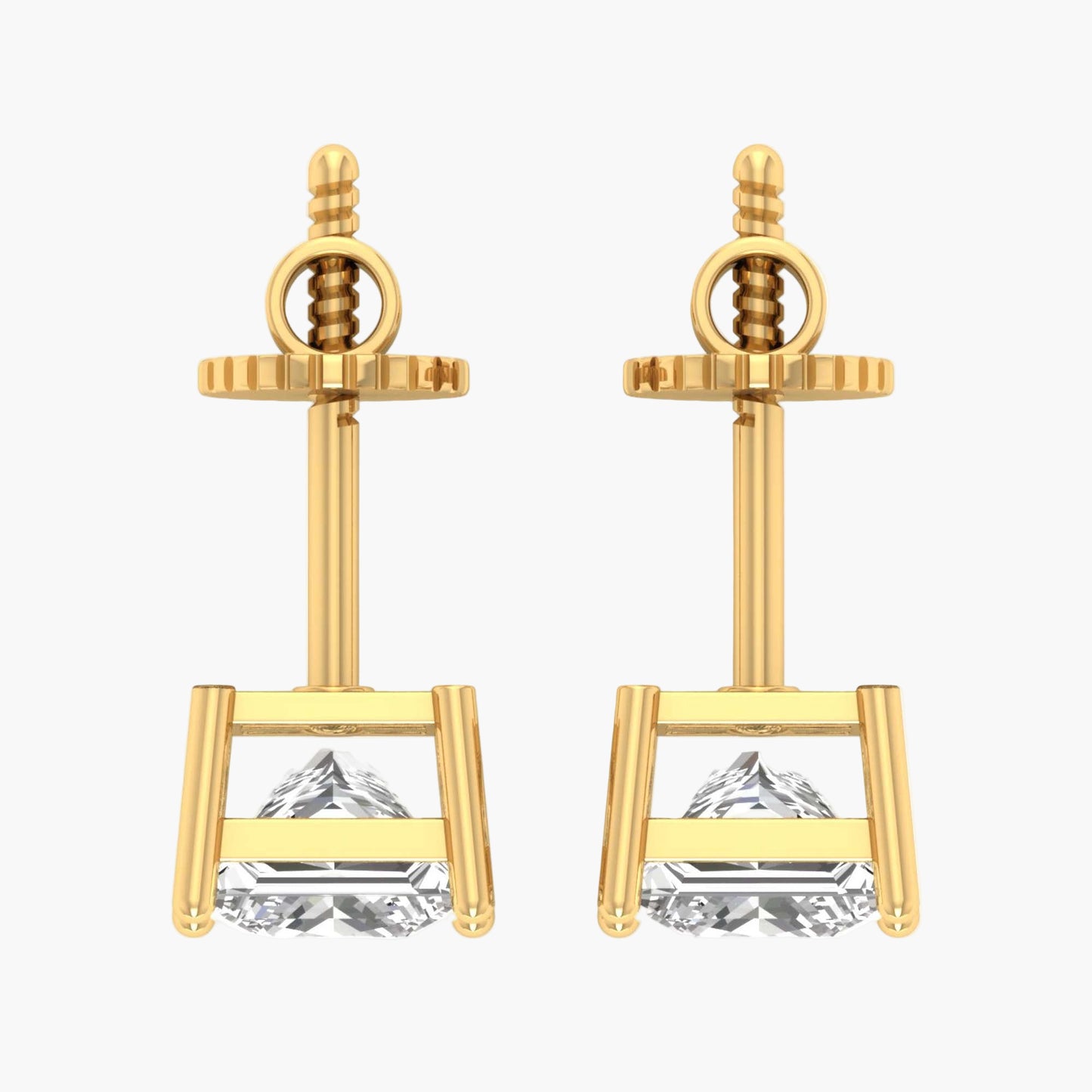 Princess Power Diamond Earrings