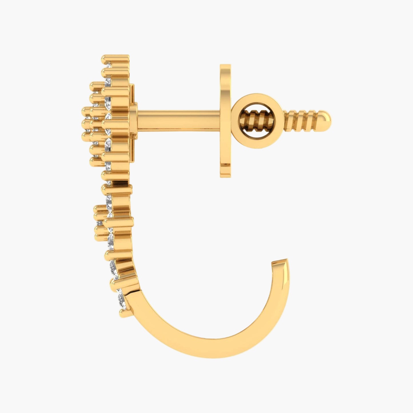 Cascading Cluster Diamond Earrings
