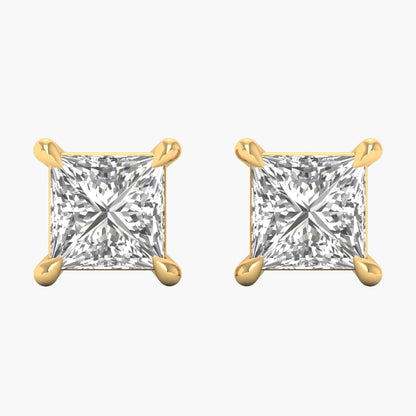 Pongs Square Diamond Earrings
